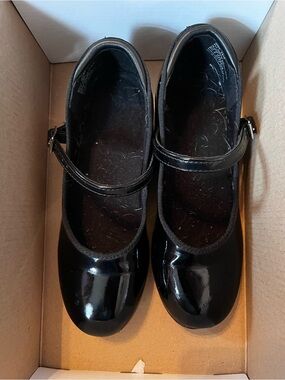 Weissman Girls Black Patent Mary Jane Dress Shoes